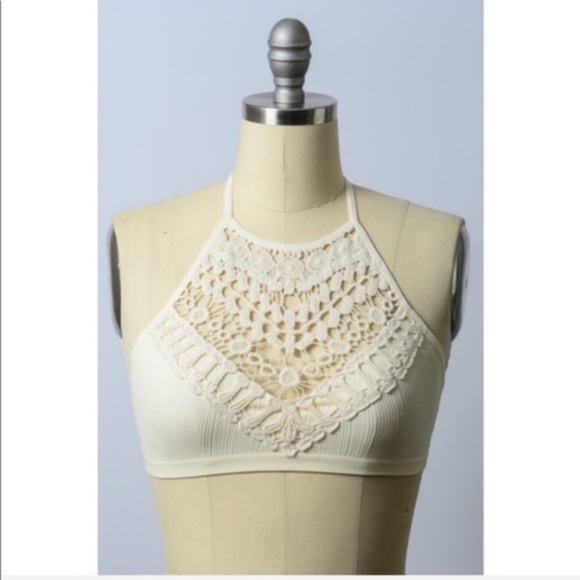 Ivory Lace Bralette - Picture 4 of 5